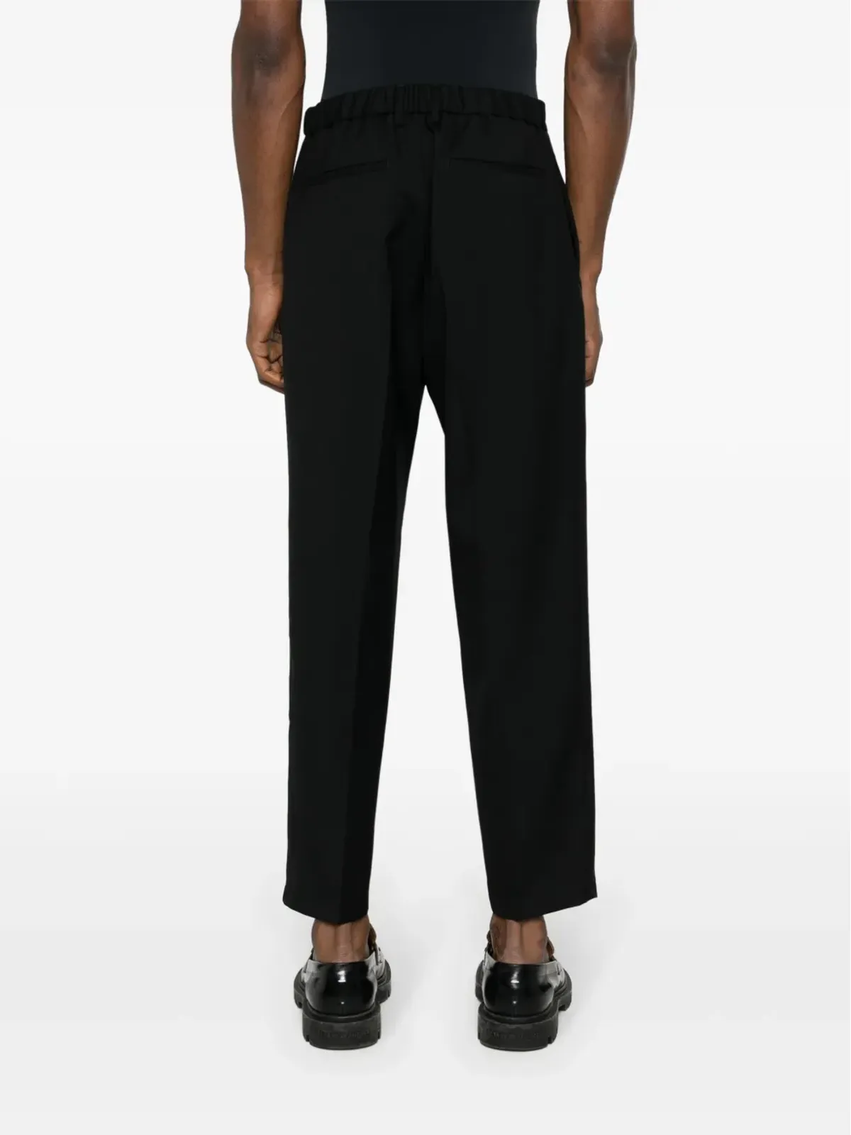 Jil Sander テーパードレッグ クロップドパンツ - 画像4