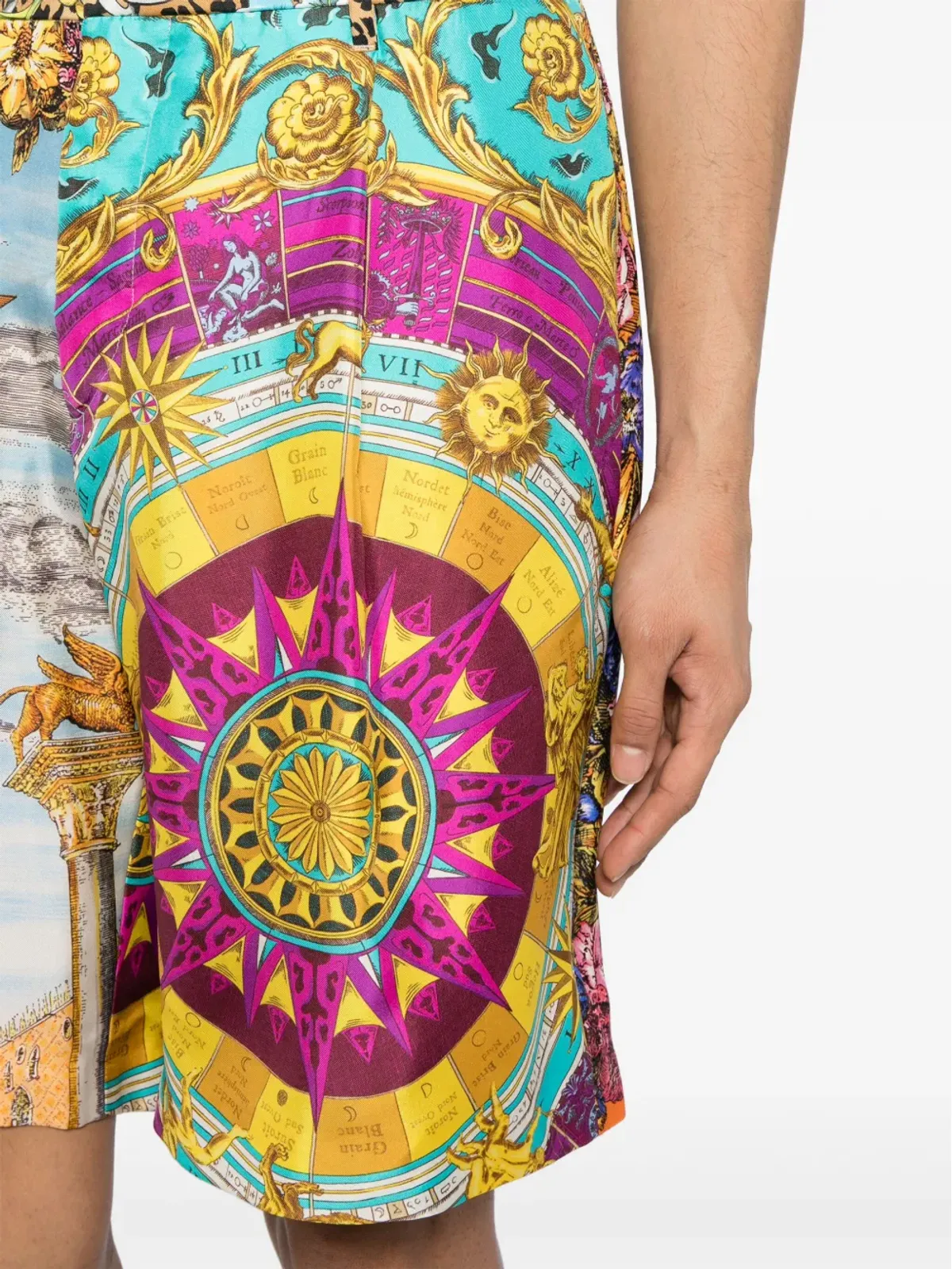 Moschino グラフィックプリント シルクショーツ - マルチカラー - 画像5