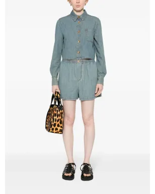 Moschino フェードデニムショーツ ブルー - サムネイル2
