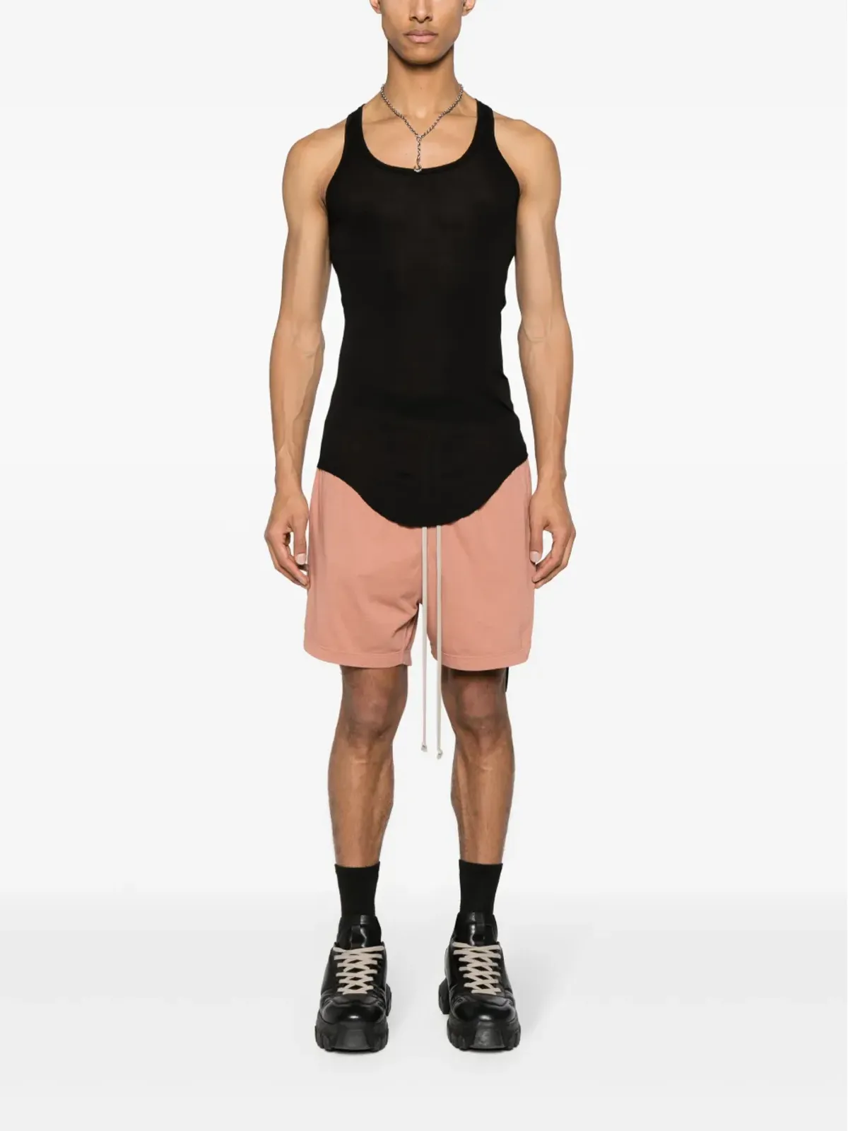 Rick Owens DRKSHDW Phleg コットンショーツ - オレンジ - 画像2