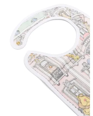 Atelier Choux モンソー・マンション柄サテンビブ（ニュートラル） - サムネイル2