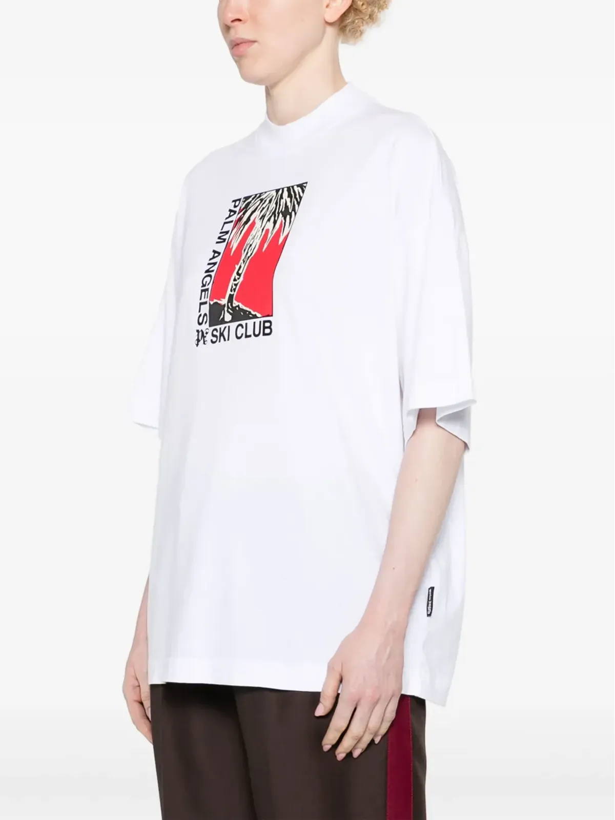 Palm Angels パームスキー・クラブ コットンTシャツ - ホワイト - 画像3