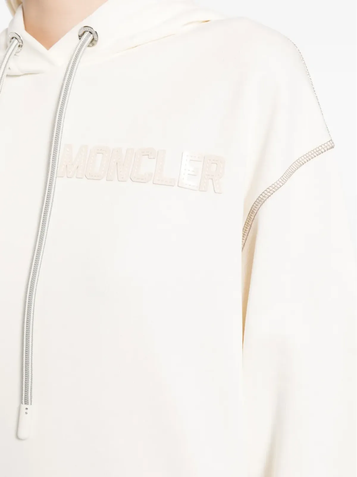 Moncler ロゴ刺繍フーディー - 画像5