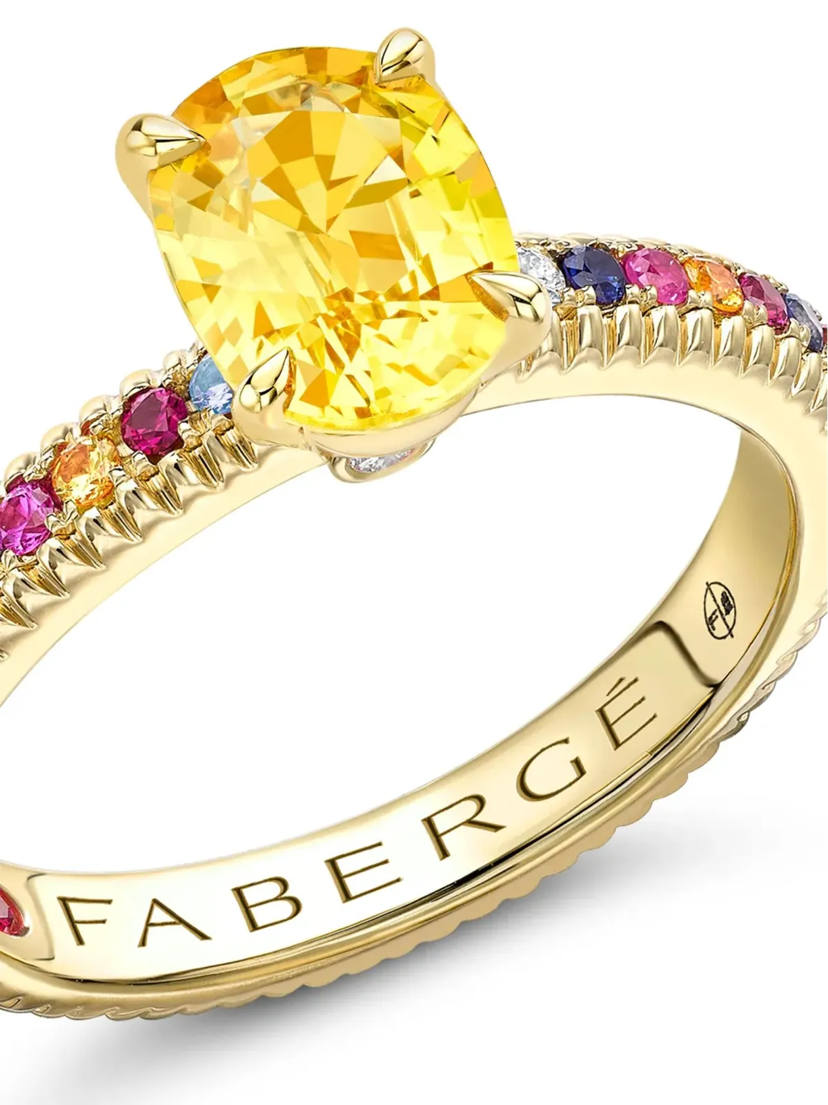 Fabergé カラー・オブ・ラブ・マルチストーンリング - 画像2