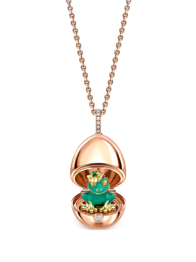 Fabergé Fabergé エッセンス フロッグ サプライズ ダイヤモンド ロケットネックレスの商品画像