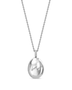 Fabergé エッセンス I Love You エッグ ダイヤモンド ペンダント ネックレス - サムネイル3