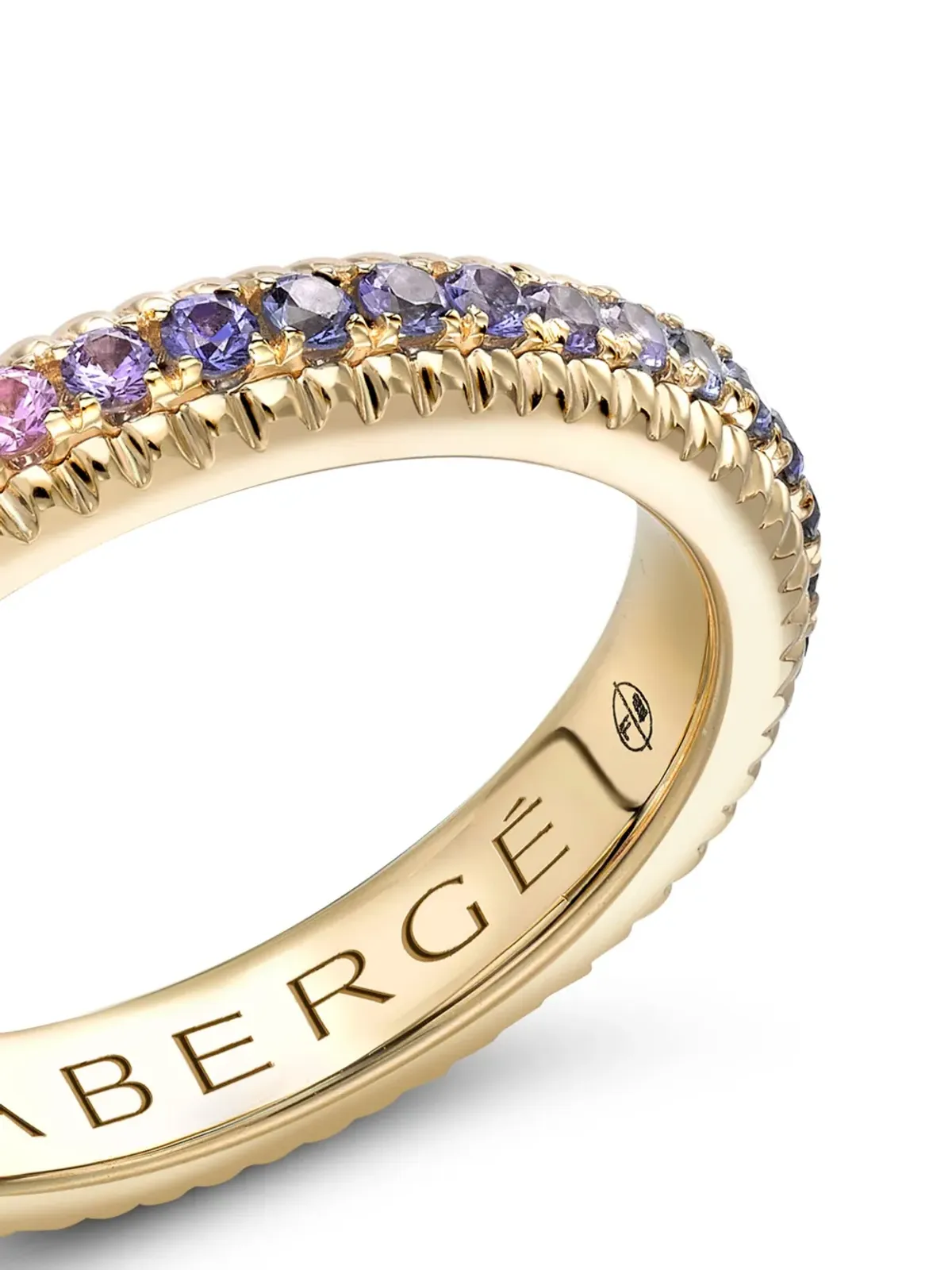 Fabergé Colours of Love Rainbow フルーテッドエタニティリング - 画像2