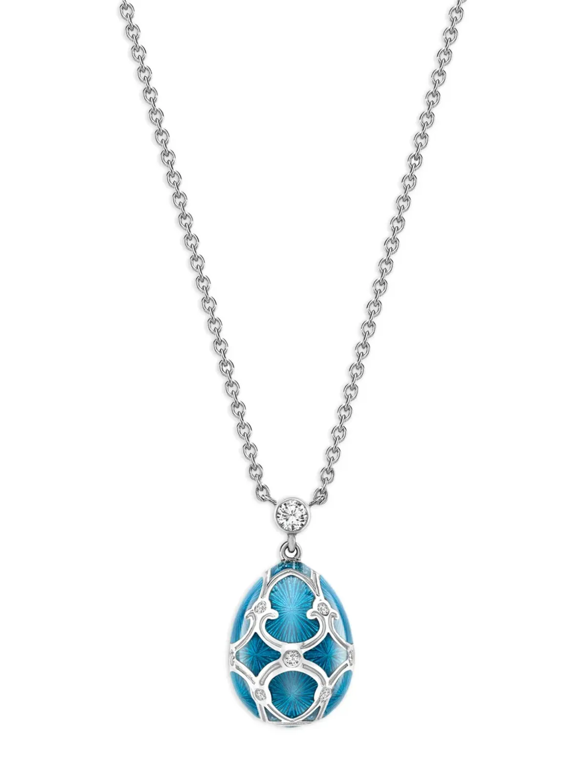 Fabergé ヘリテージ ペティエッグ ダイヤモンド ネックレス - 画像2