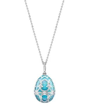 Fabergé ヘリテージ・スノーフレーク・サプライズ ロケットペンダントネックレス - ブルー - サムネイル1