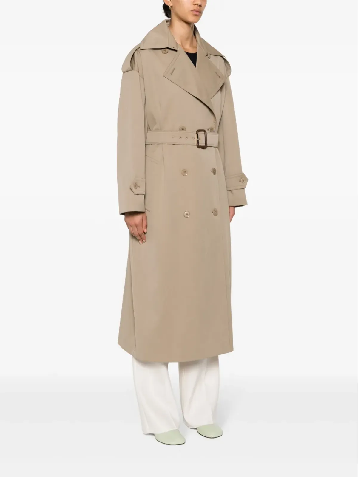 Max Mara ダブルブレスト トレンチコート - 画像3