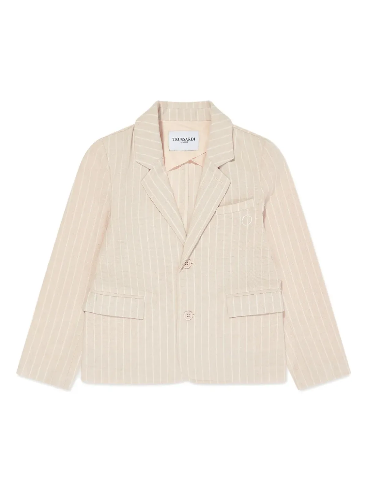 TRUSSARDI JUNIOR ピンストライプ シングルブレスト ブレザー - 画像1