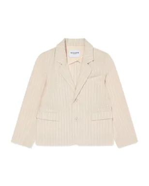 TRUSSARDI JUNIOR ピンストライプ シングルブレスト ブレザー - サムネイル1
