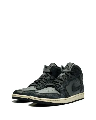 Jordan エアジョーダン 1 ミッド ディストレスド スモークグレー スニーカー - サムネイル5