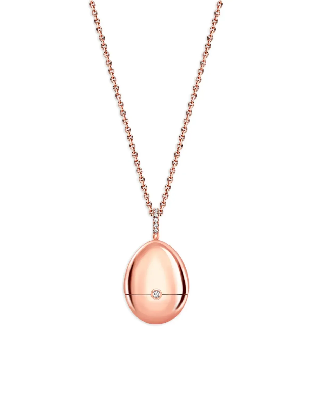 Fabergé エッセンス ハートサプライズ ルビー ロケット ネックレス - 画像2