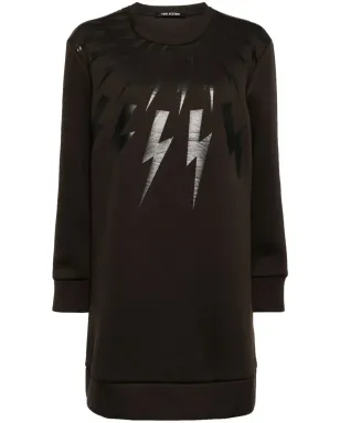 Neil Barrett ライトニングボールドプリント ミニドレス - サムネイル1