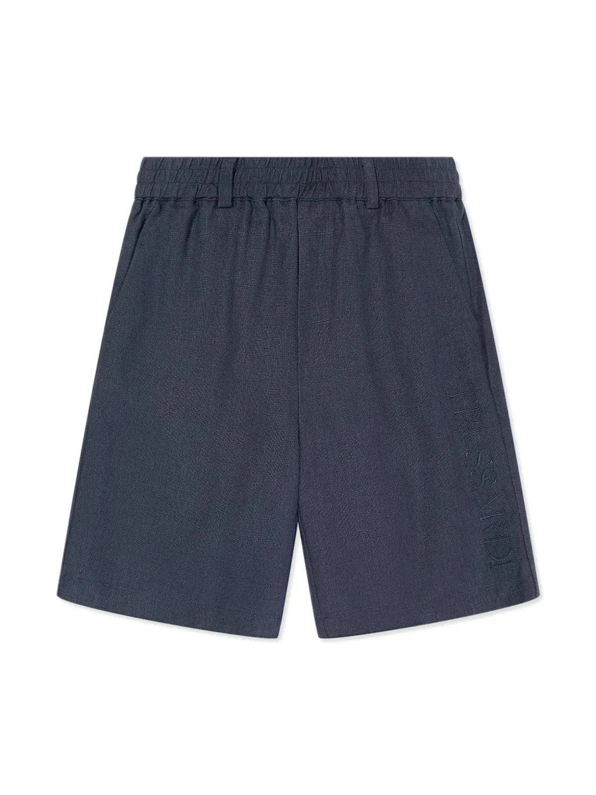 TRUSSARDI JUNIOR リネン素材 エラスティックウエストショーツ - 画像1