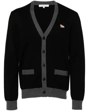 Maison Kitsuné フォックスパッチ ウール カーディガン - サムネイル1