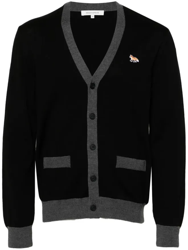 Maison Kitsuné Maison Kitsuné フォックスパッチ ウール カーディガンの商品画像