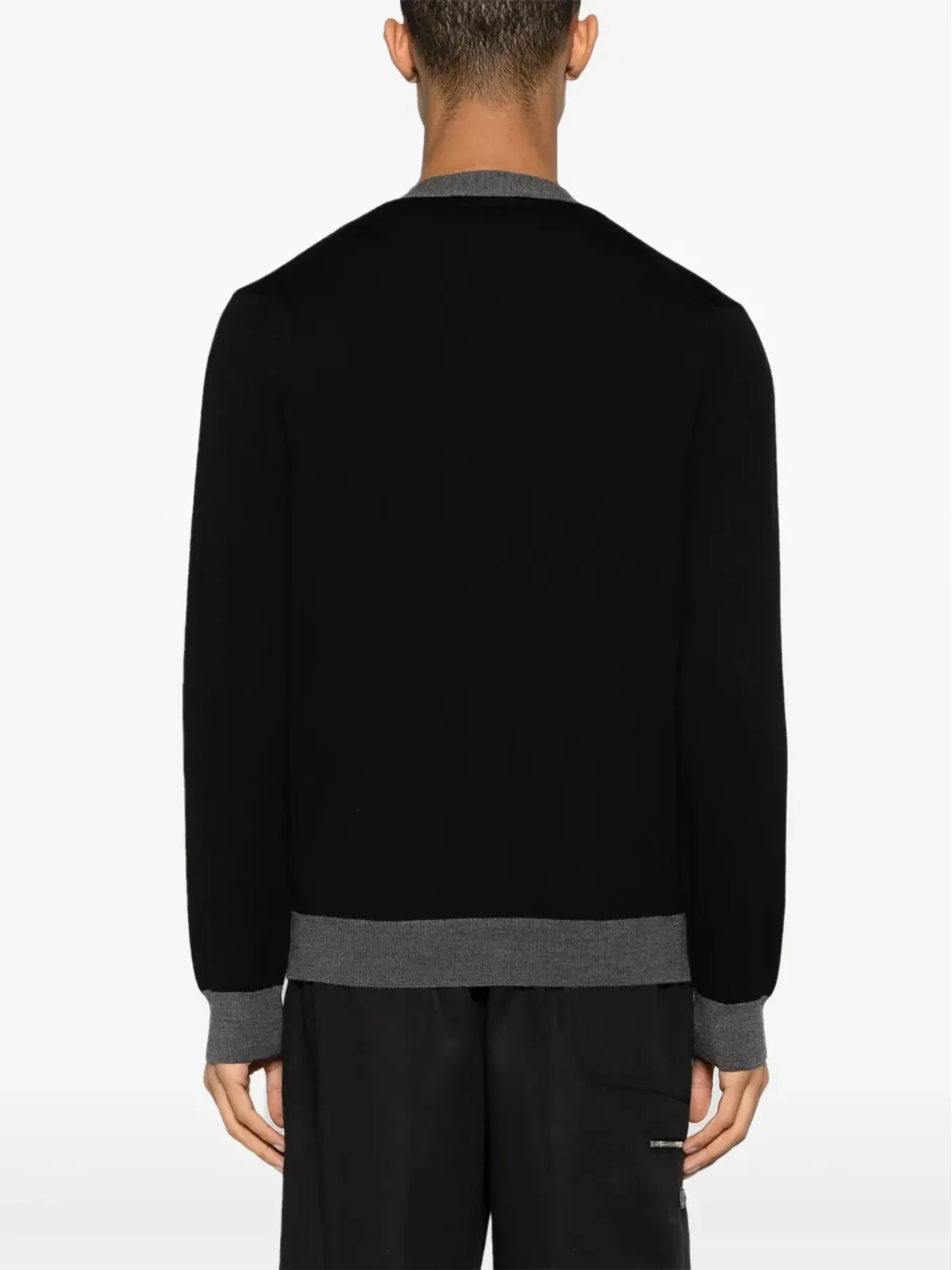 Maison Kitsuné フォックスパッチ ウール カーディガン - 画像4