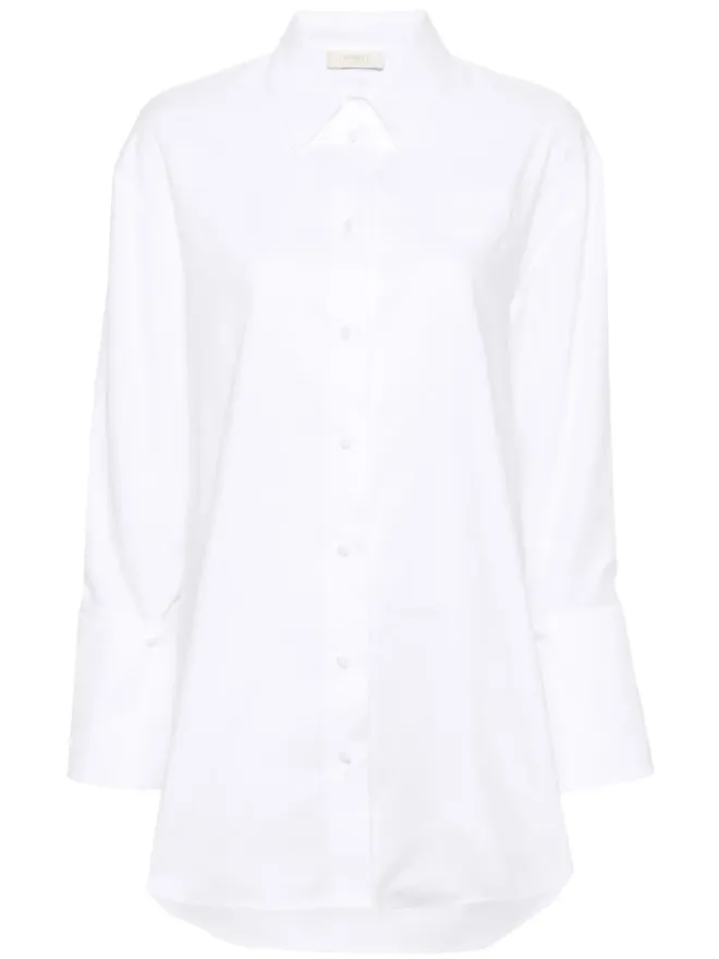 TWINSET TWINSET ロゴパッチ 取り外し可能なカフス シャツの商品画像