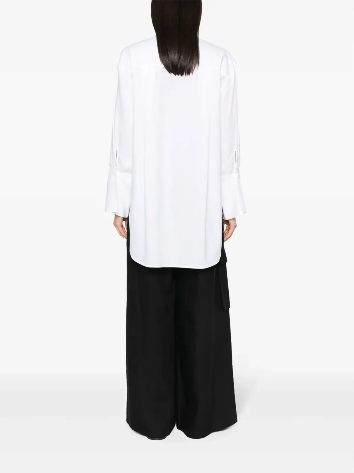 TWINSET ロゴパッチ 取り外し可能なカフス シャツ - 画像4