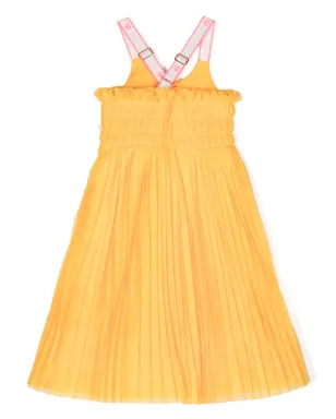 Billieblush pleated tulle dress - Yellow - サムネイル2