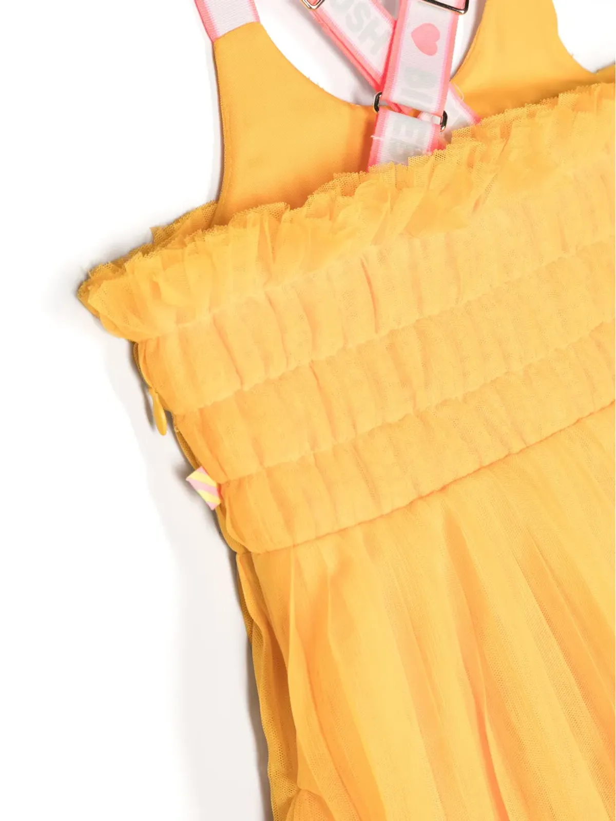 Billieblush pleated tulle dress - Yellow - 画像3