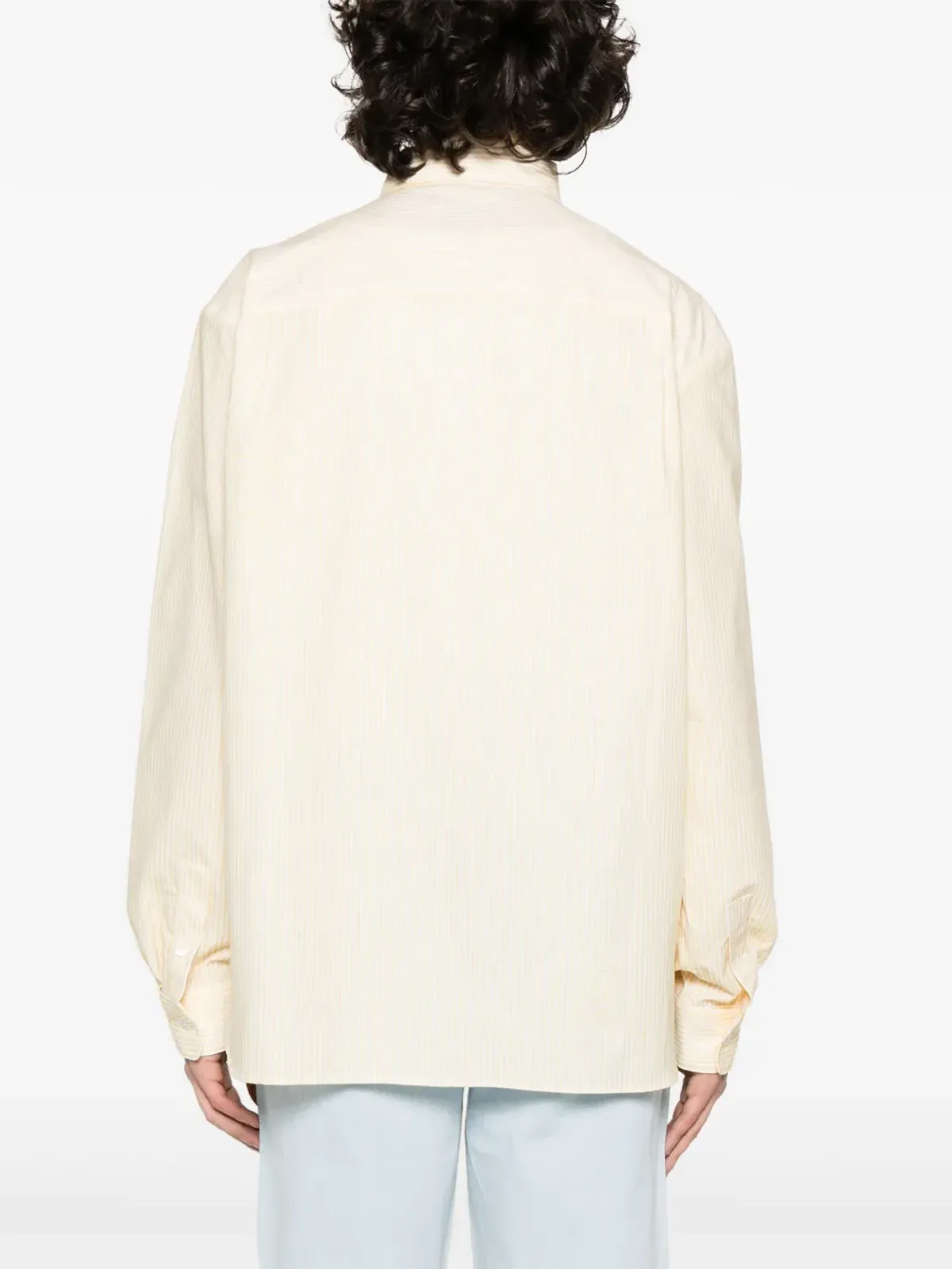 A.P.C. マロ ストライプシャツ - イエロー - 画像4