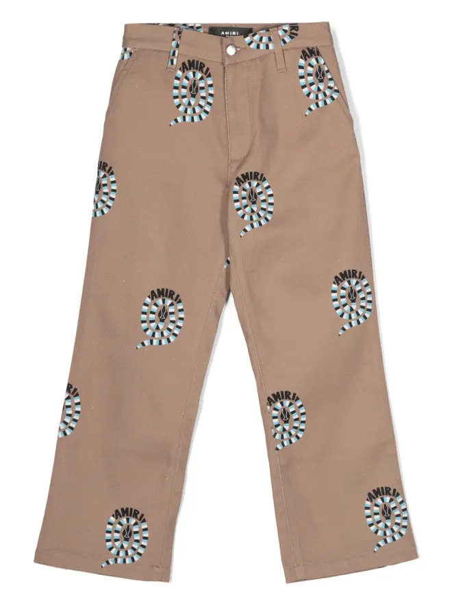 AMIRI KIDS AMIRI KIDS 蛇柄チノパンの商品画像
