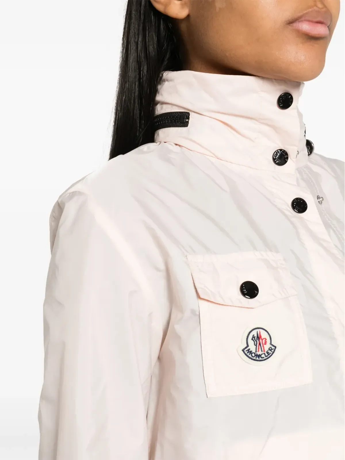 Moncler ライコ ギャバジン ジャケット ピンク - 画像5
