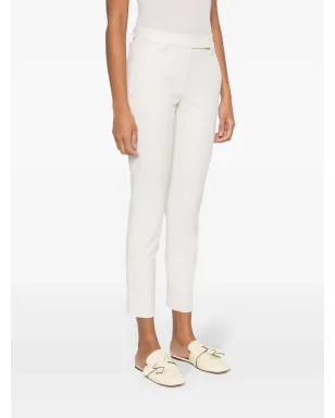 Brunello Cucinelli スリムフィット クロップド コットンパンツ - ベージュ - サムネイル3