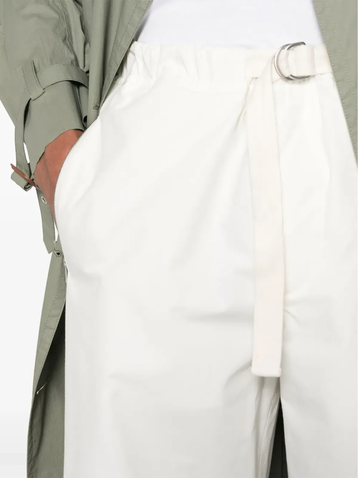Jil Sander ストレートレッグパンツ - ホワイト - 画像5
