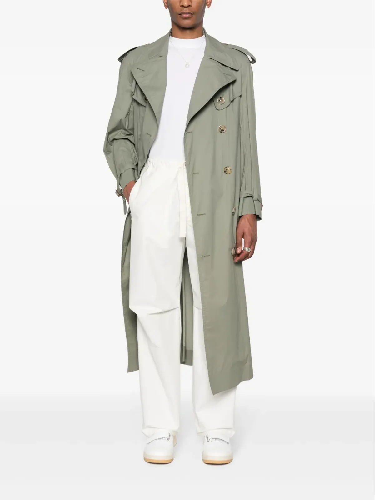 Jil Sander ストレートレッグパンツ - ホワイト - 画像2