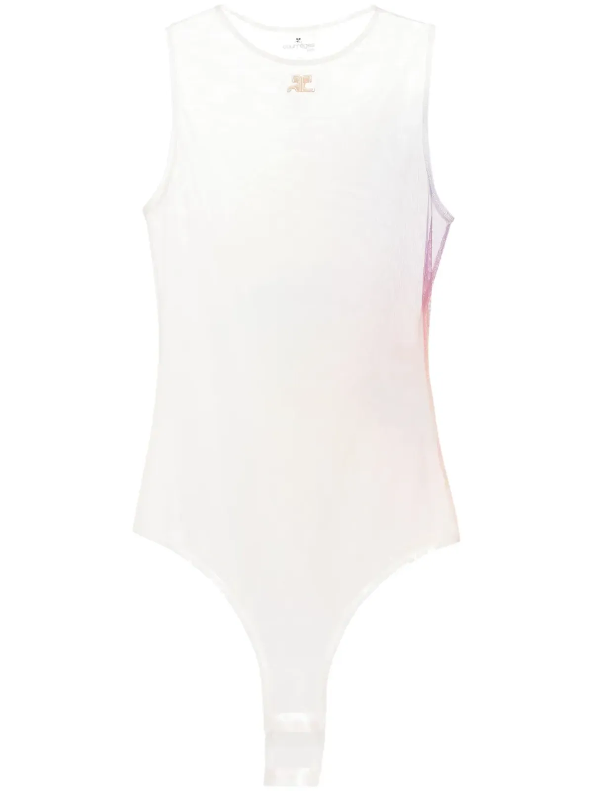 Courrèges Aura チュールボディスーツ - ニュートラルカラー - 画像1