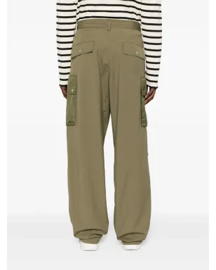 Moncler アップリケロゴ カーゴパンツ - グリーン - サムネイル4