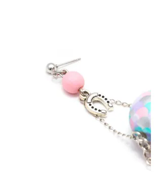 Amir Slama 花モチーフ ドロップ ピアス - 紫 - サムネイル4