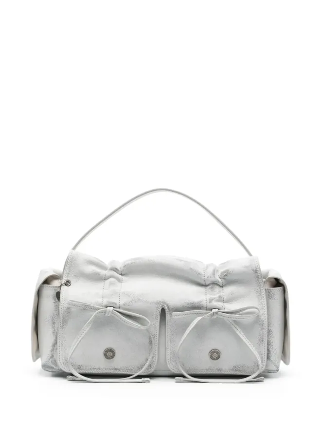 Acne Studios Acne Studios マルチポケット レザー トートバッグ - ホワイトの商品画像