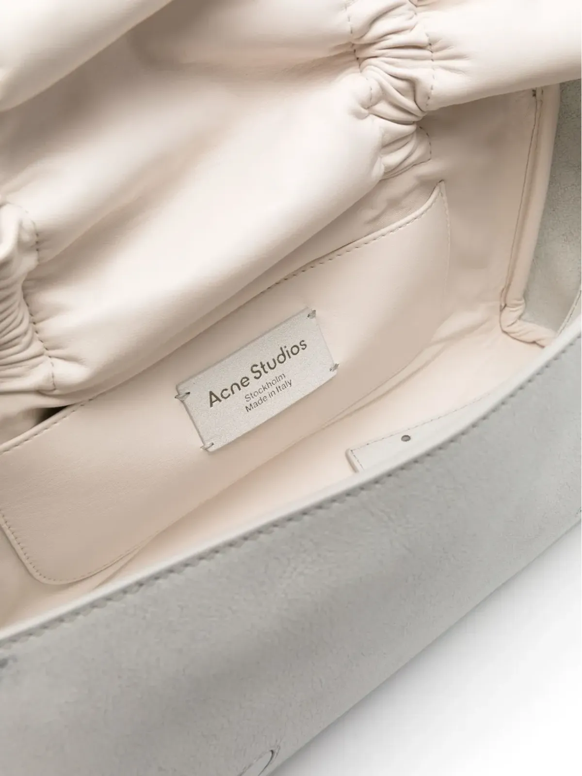 Acne Studios マルチポケット レザー トートバッグ - ホワイト - 画像5