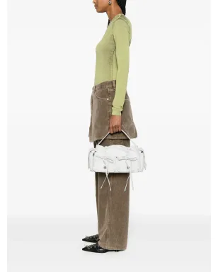 Acne Studios マルチポケット レザー トートバッグ - ホワイト - サムネイル2