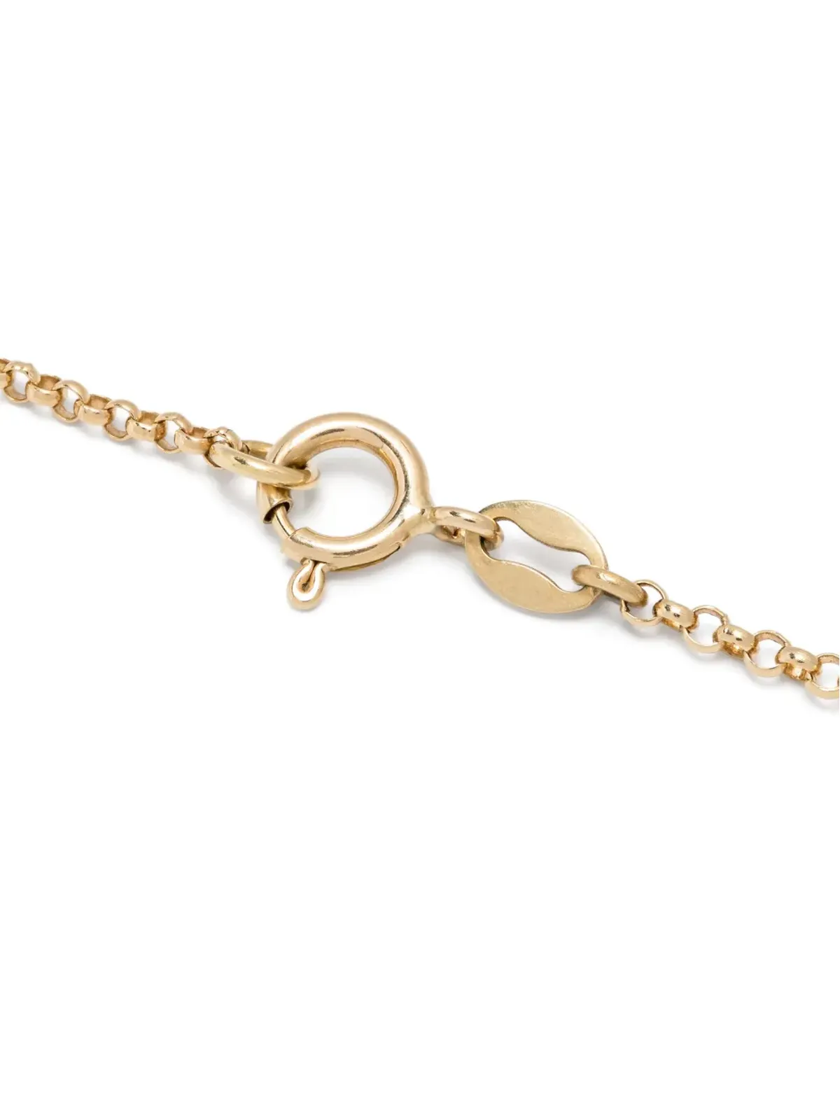 LEANDRA 18K イエローゴールド テーパー5 ダイヤモンド ネックレス - 画像3