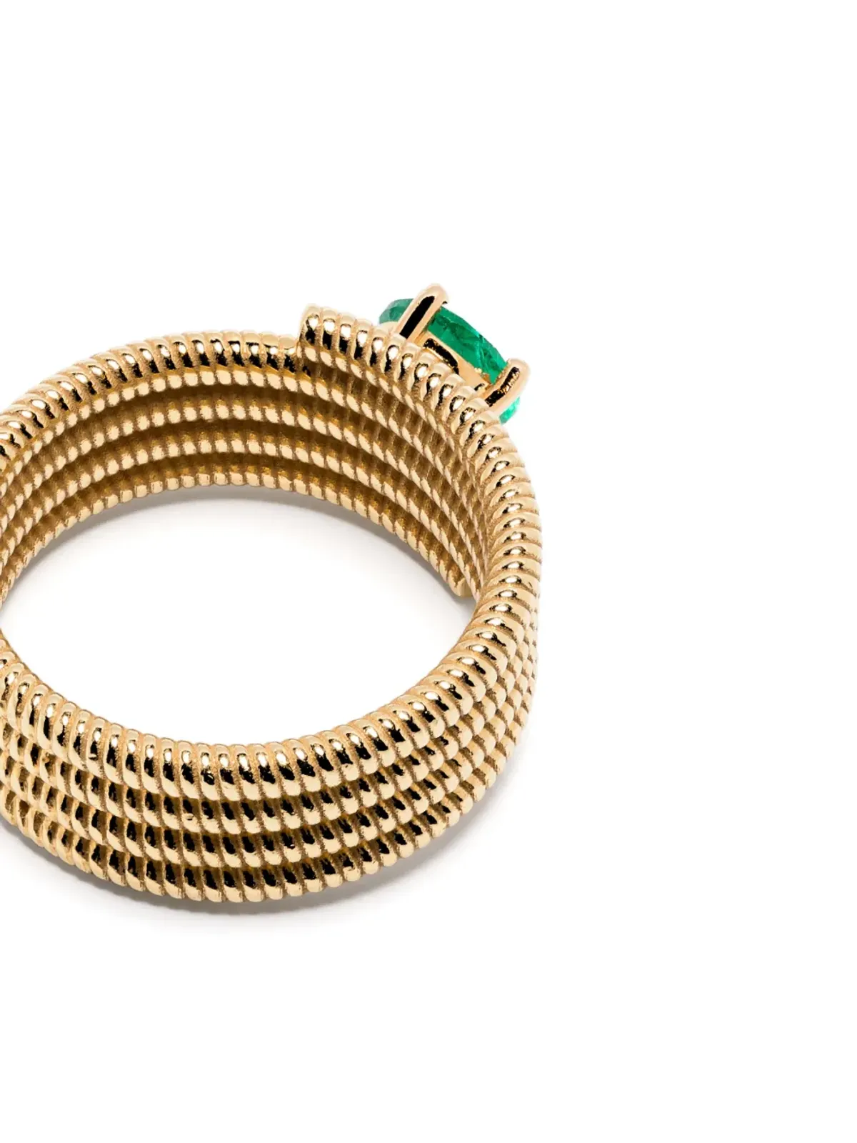 LEANDRA 18K イエローゴールド Cabo Twist ピンキーリング - 画像3