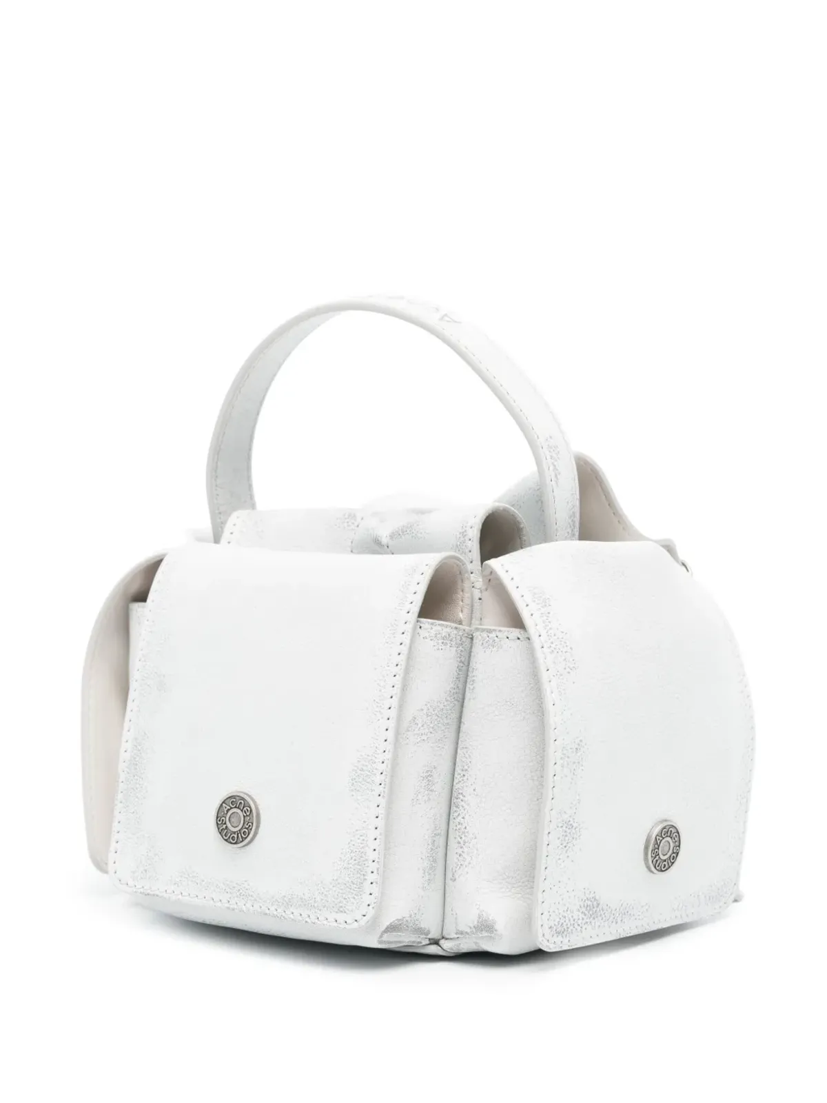 Acne Studios ロゴペンダント レザーミニバッグ - 画像3