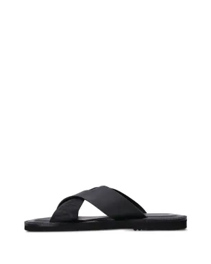 Emporio Armani ロゴストラップ レザー サンダル - サムネイル5