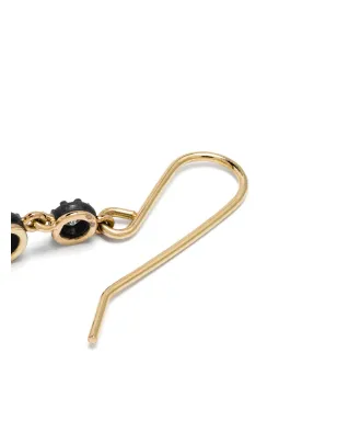 LEANDRA 18ktイエローゴールド ダイヤモンド フックピアス - サムネイル3