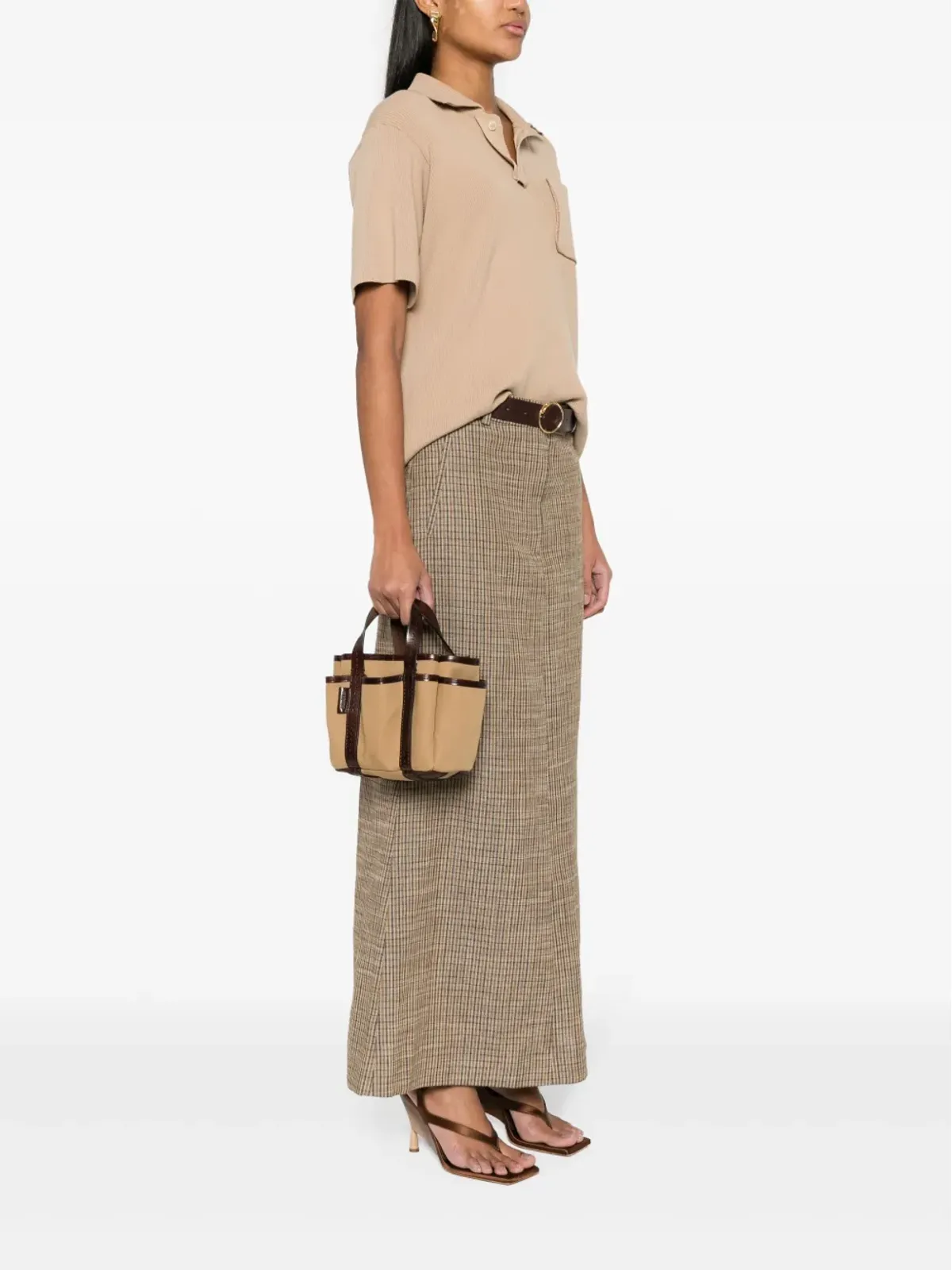 Max Mara ミニ Giardiniera トートバッグ - ブラウン - 画像2