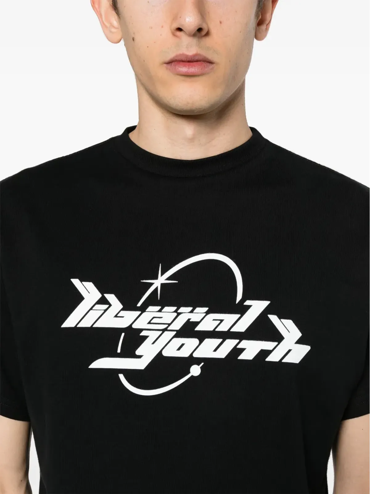 Liberal Youth Ministry ロゴプリント綿Tシャツ - 画像5