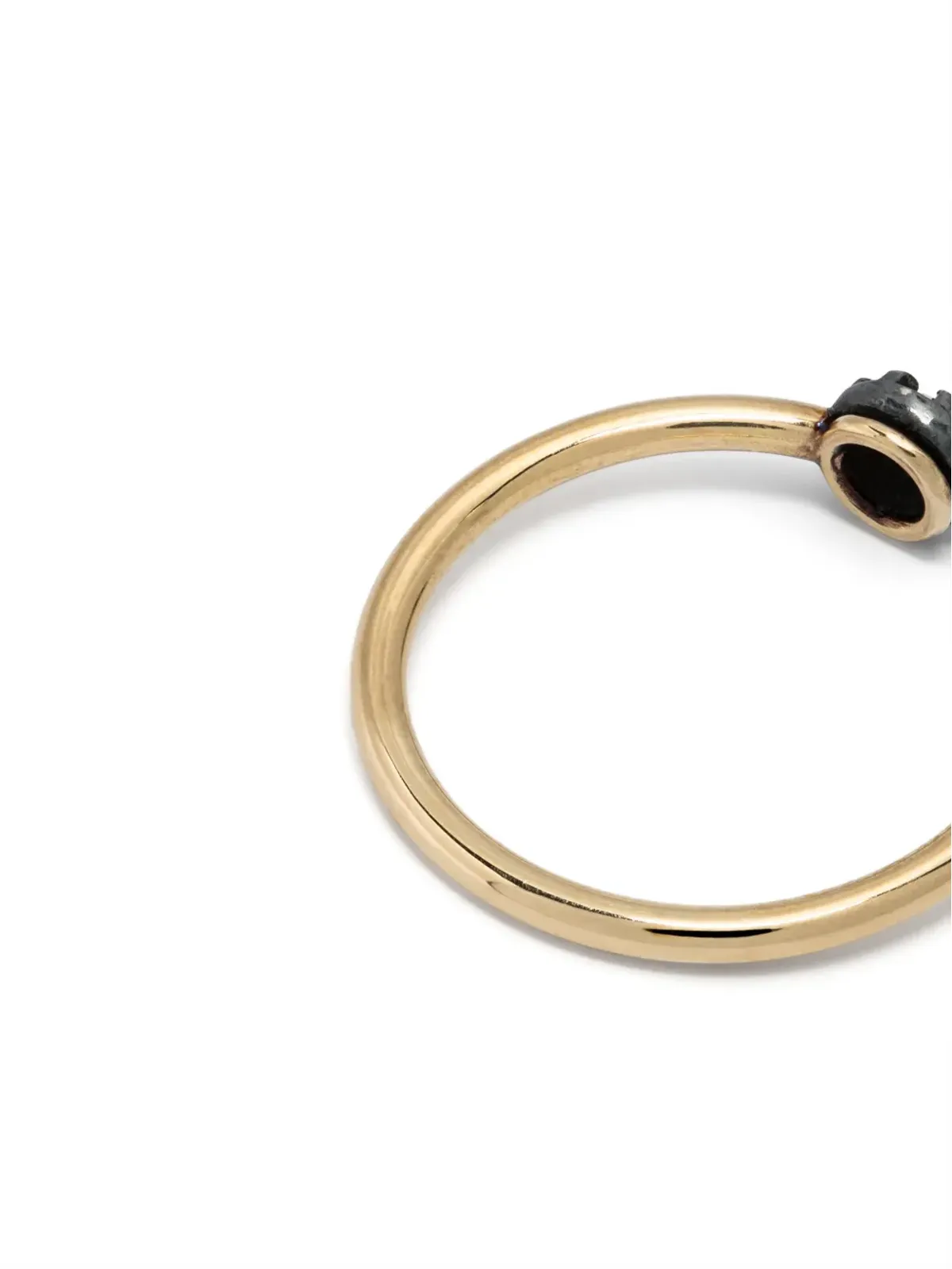 LEANDRA 18K イエローゴールド ミッドナイトS ダイヤモンドリング - 画像3
