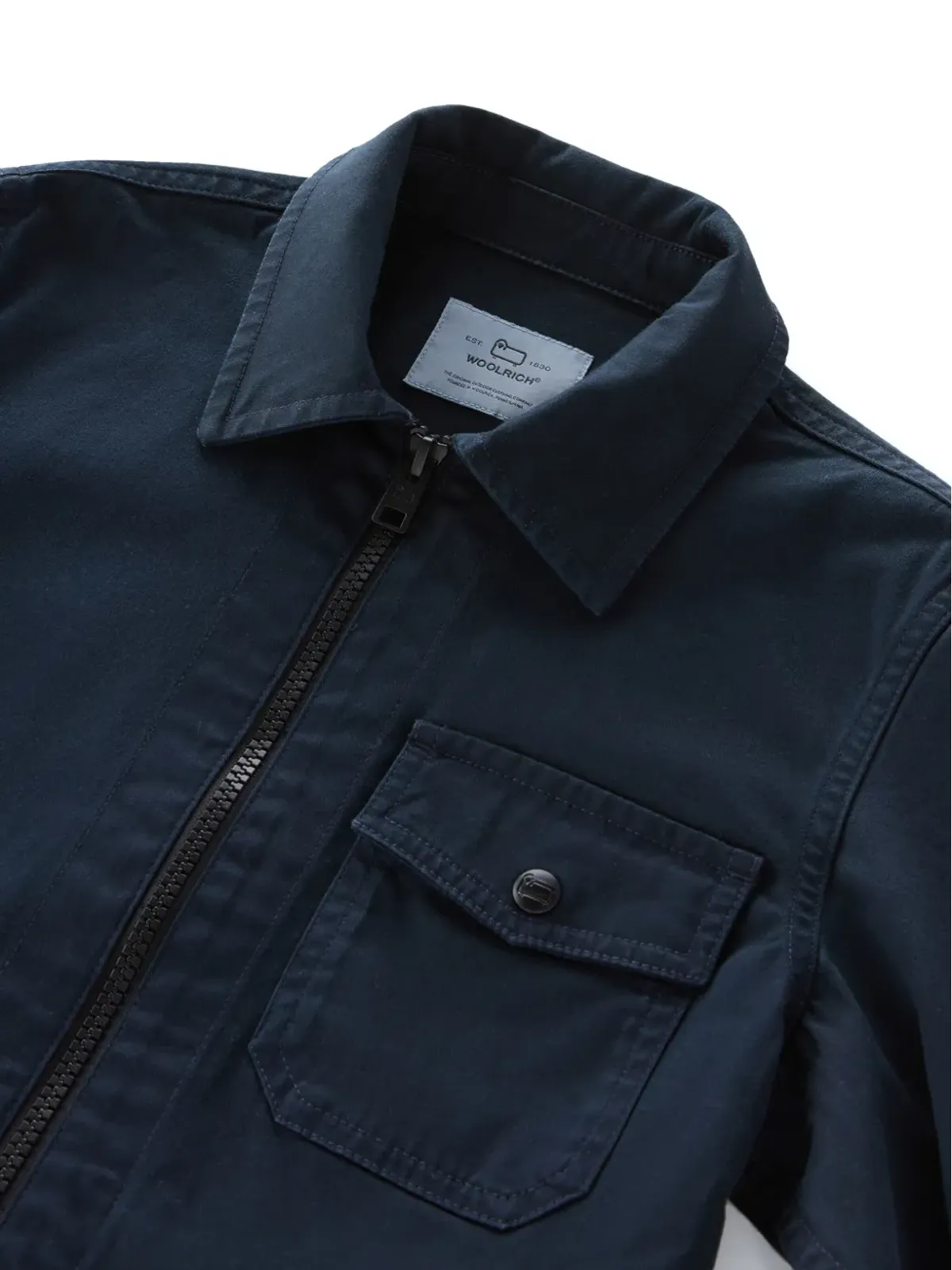 Woolrich Kids ジップアップ長袖シャツ - 画像3