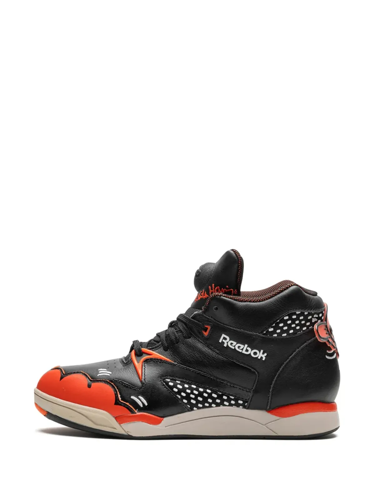 Reebok x Keith Haring Aerobic Pump Lite スニーカー ブラック - 画像5