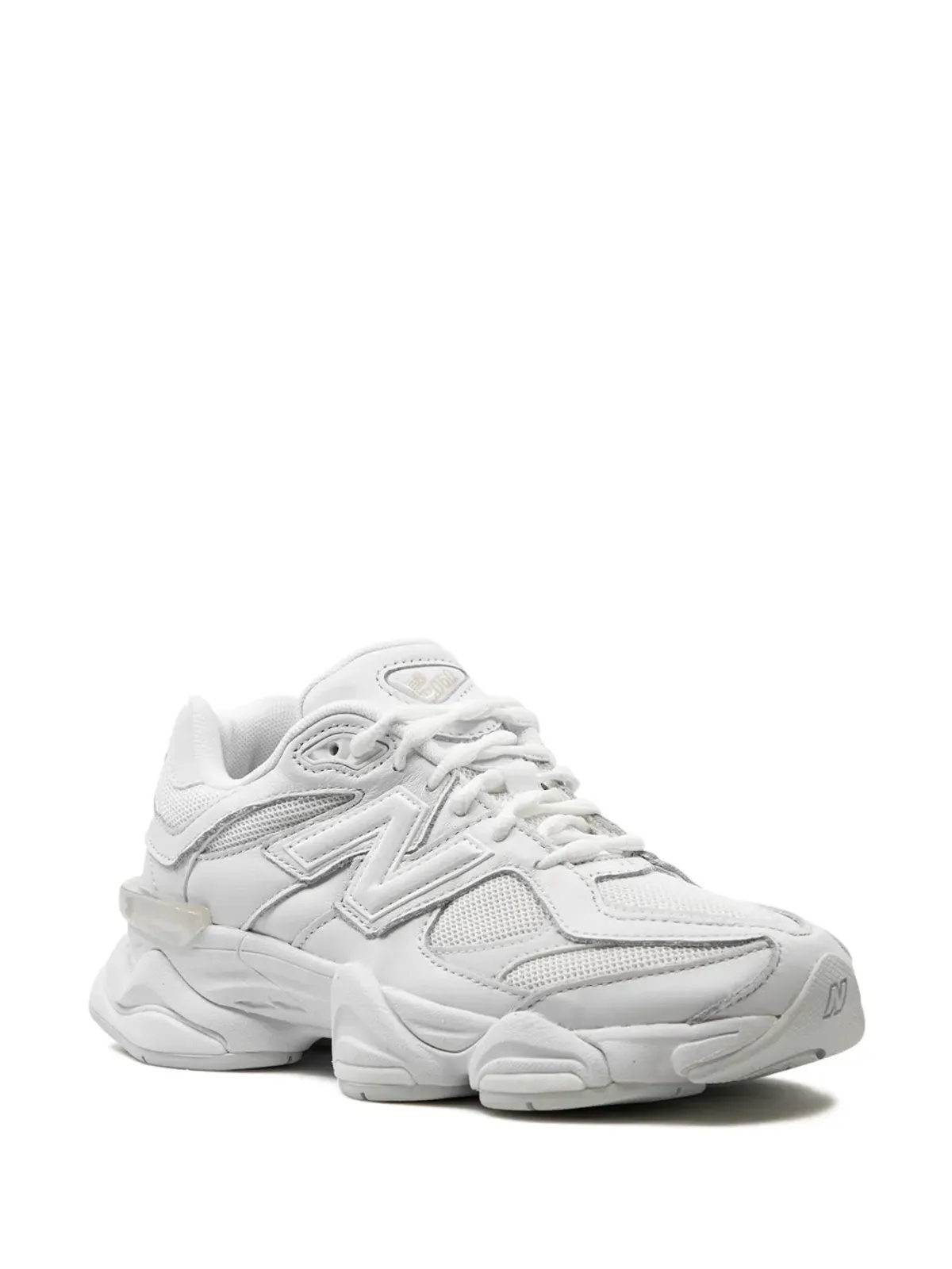 New Balance 9060 レザー スニーカー - ホワイト - 画像2